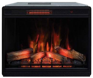 ClassicFlame 33" 3D Infrared Electric Fireplace Insert - 33II042FGL - Convert Your Fireplace to Electric