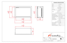Load image into Gallery viewer, Amantii 33&quot; Bespoke Electric Fireplace Insert - TRD-33-BESPOKE
