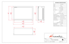 Load image into Gallery viewer, Amantii 44&quot; Bespoke Electric Fireplace Insert - TRD-44-BESPOKE
